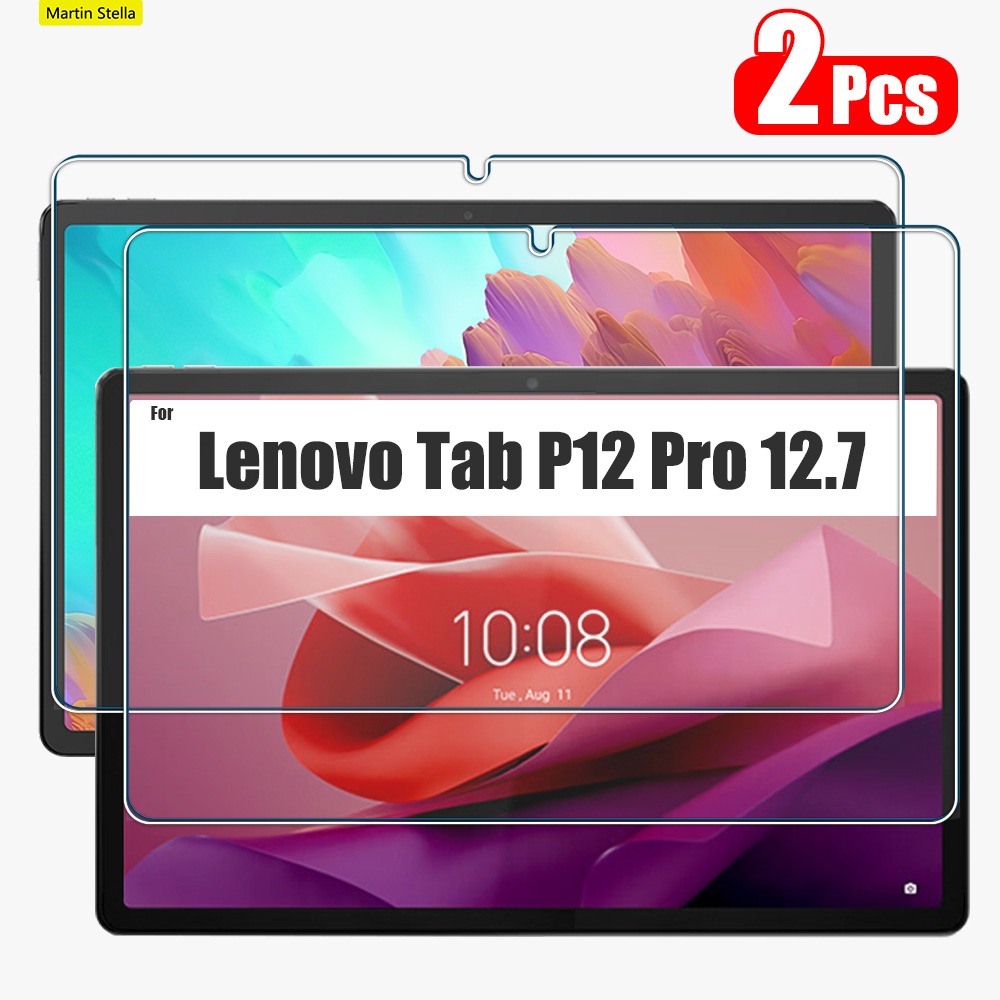 Lenovo Tablet P12 Accessories - 2Pcs กระจกนิรภัยป้องกันหน้าจอสําหรับ Lenovo TAB P12 Pro