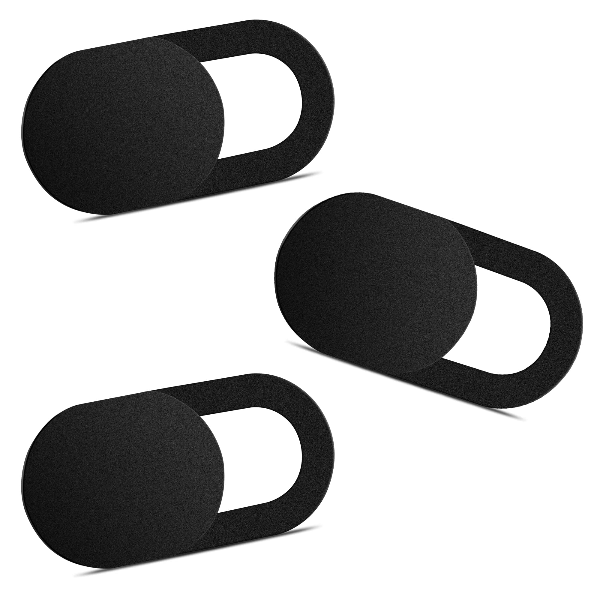 Tablet Cover Accessories - สไลด์ฝาครอบเว็บแคมบางเฉียบสําหรับแล็ปท็อปแท็บเล็ตพีซี, ฝาครอบความเป็นส่วนตัวของกล้องสําหรับอุปกรณ์เสริมคอมพิวเตอร์โทรศัพท์ - สีดํา