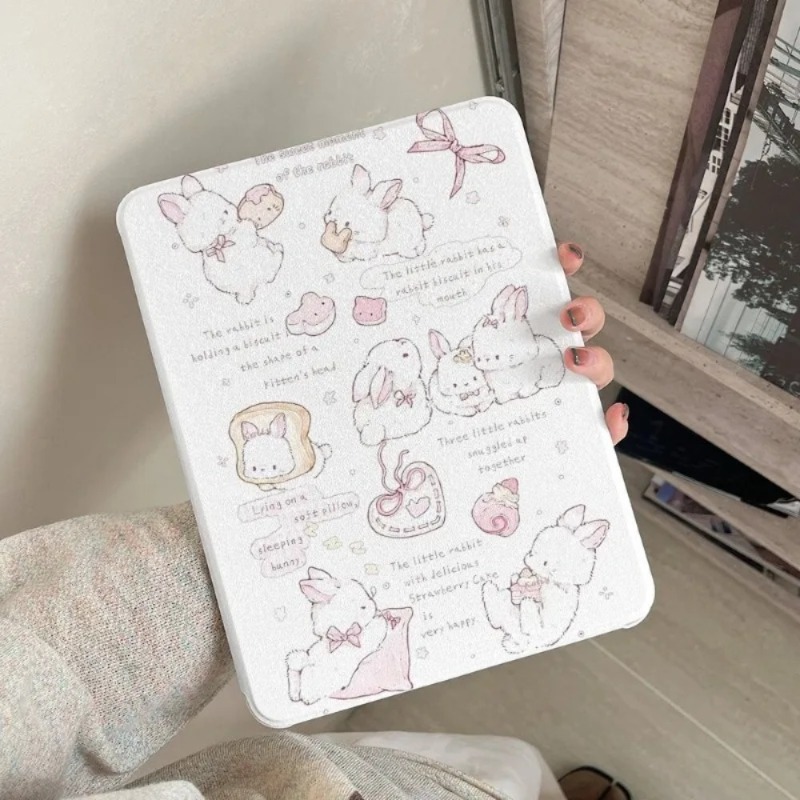 เคสหมุนได้ลายกระต่ายน่ารักสำหร - Tablet S9 Fe Accessories บทวิจารณ์และราคา