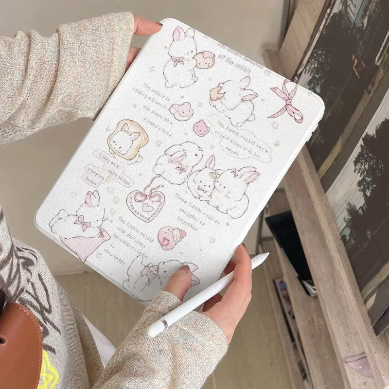 เคสหมุนได้ลายกระต่ายน่ารักสำหร - Tablet S9 Fe Accessories บทวิจารณ์และราคา