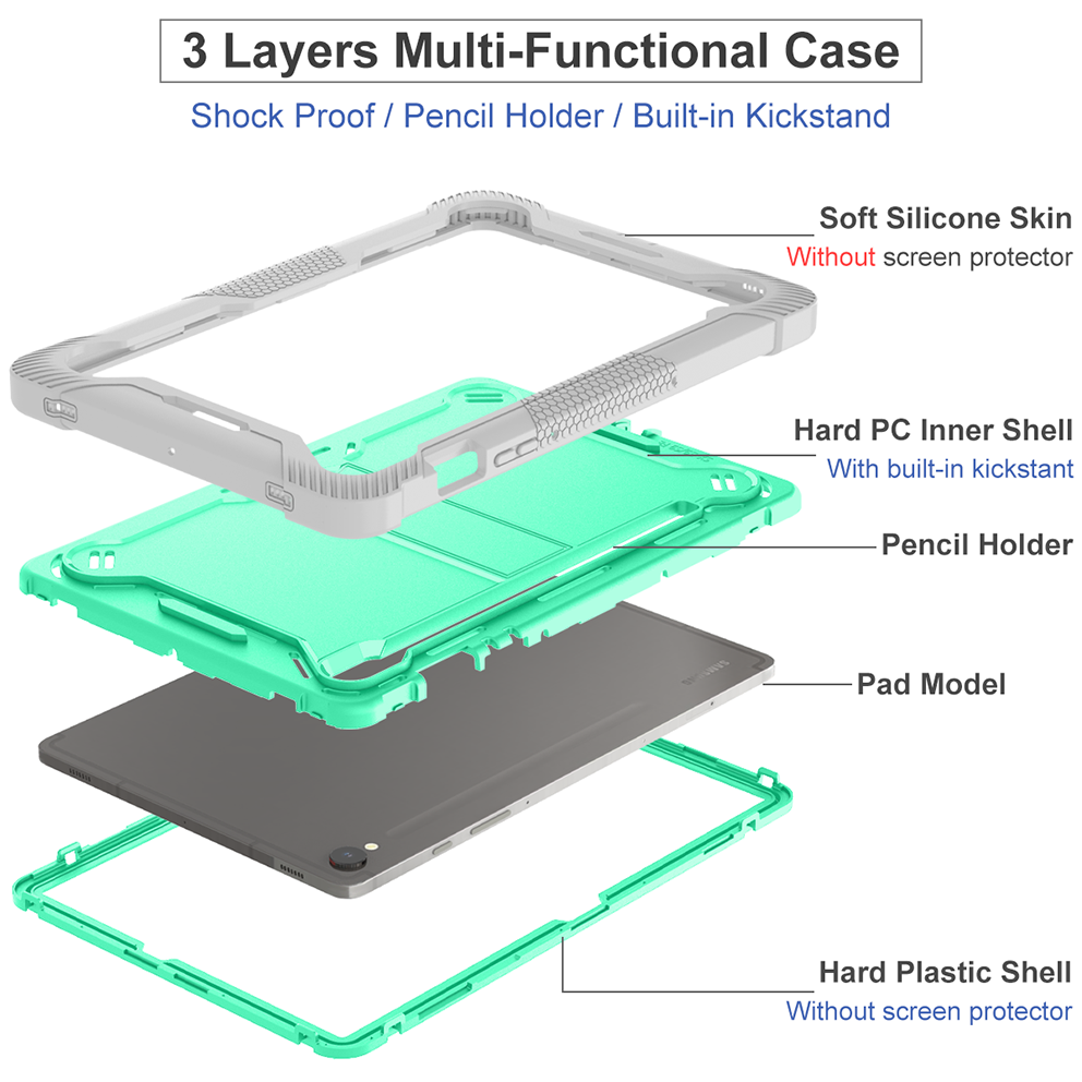 เคสกันกระแทกแบบมีขาตั้ง สำหรับ - Tablet S9 Fe Accessories บทวิจารณ์และราคา