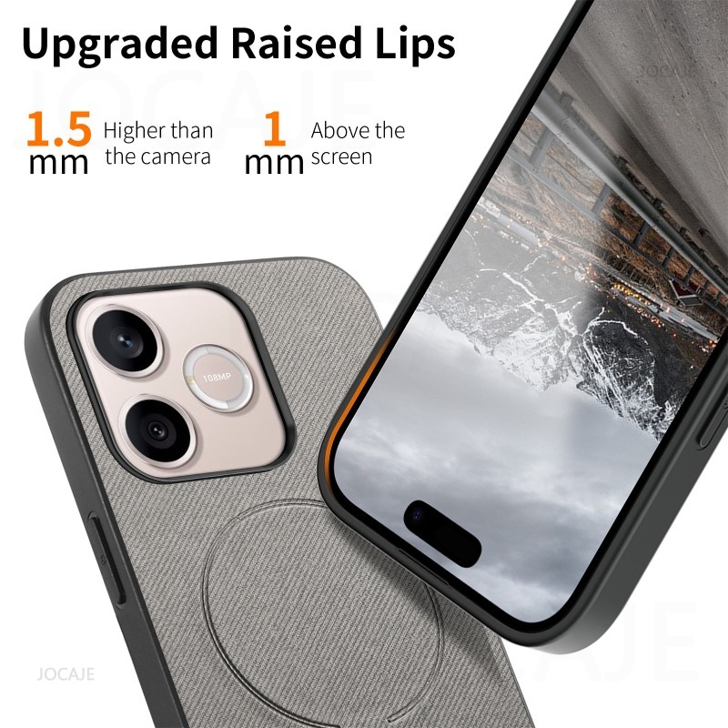 เคสหนังลายผ้าพร้อมแม่เหล็กสำหร - Magnetic Case Smart บทวิจารณ์และราคา