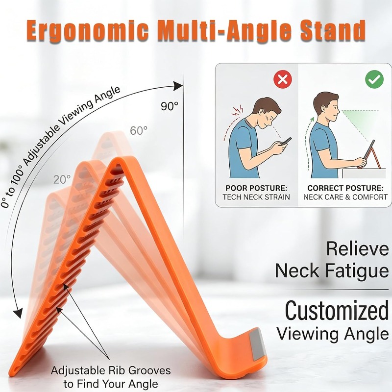 ที่วางโทรศัพท์ซิลิโคนแบบพับได้ - Tablet Stand Adjustable บทวิจารณ์และราคา