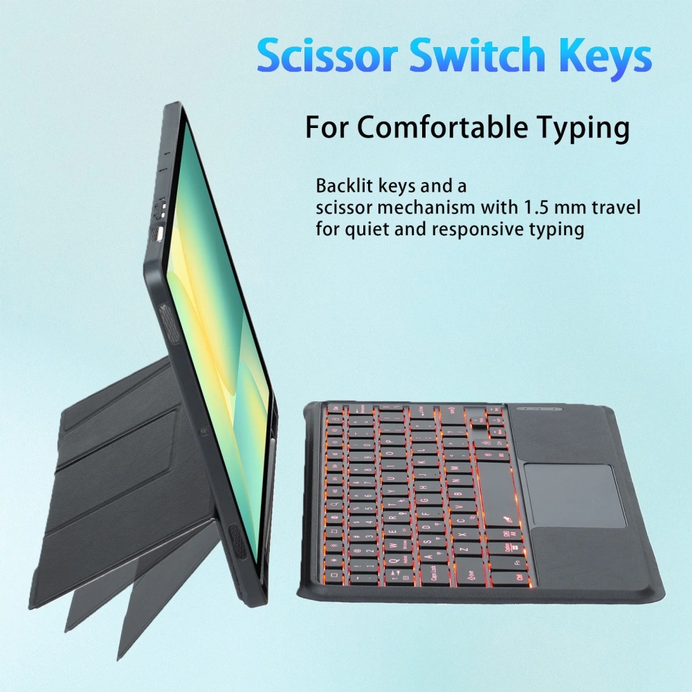 เคสแบบถอดได้พร้อมคีย์บอร์ดสำหร - Samsung Tablet Keyboard Accessories บทวิจารณ์และราคา
