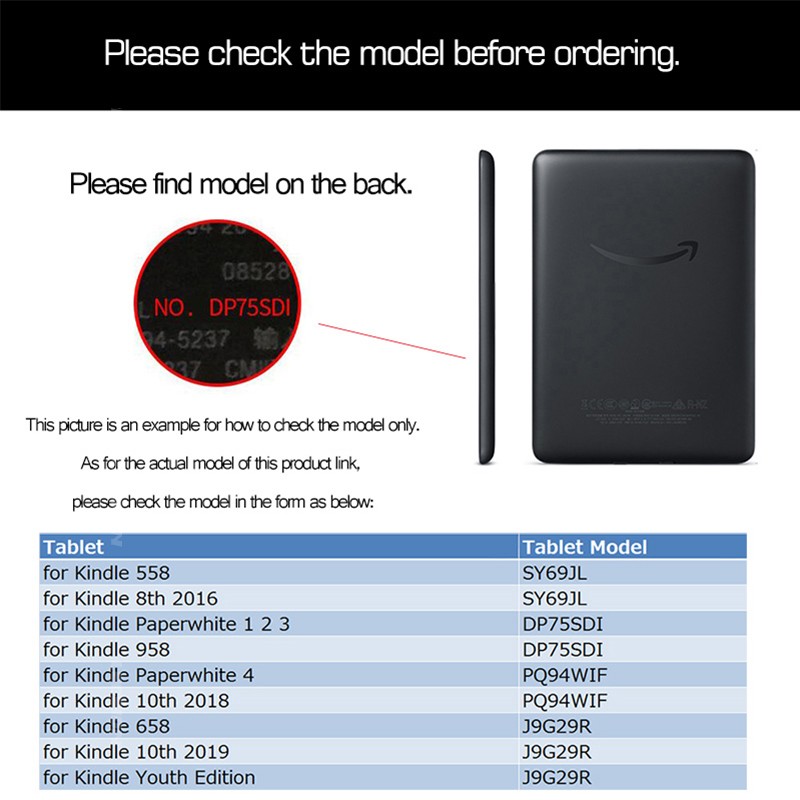 พับหนัง Kindle Case สำหรับ Kin - Kindle Tablet Accessories บทวิจารณ์และราคา