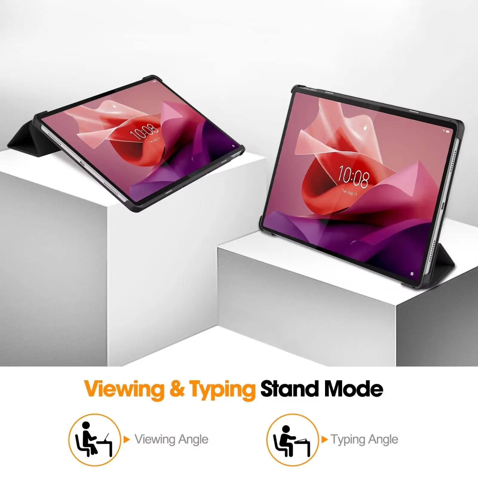 เคสหนังแม่เหล็กแบบพับสามตอน พร - Lenovo Tablet P12 Accessories บทวิจารณ์และราคา